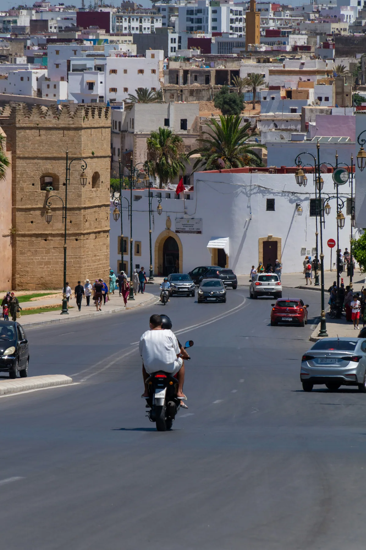 شارع ومبانٍ في مدينة الرباط القديمة